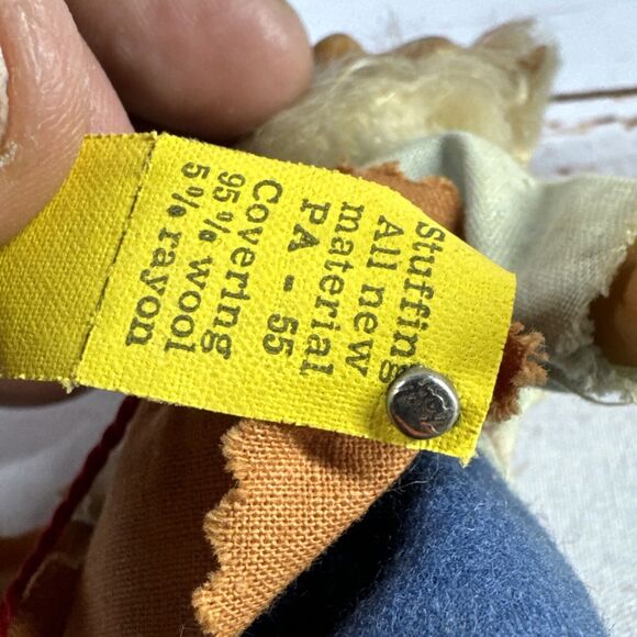 4.5” Vintage Rubber Steiff Gucki The Gnome - Picture 8 of 8